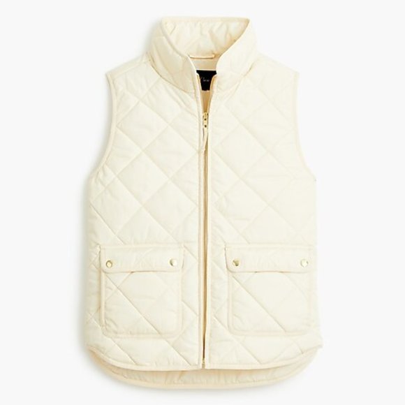 NWT-XS--J.Crew Excursion vest in recycled poly with PrimaLoft® fill
